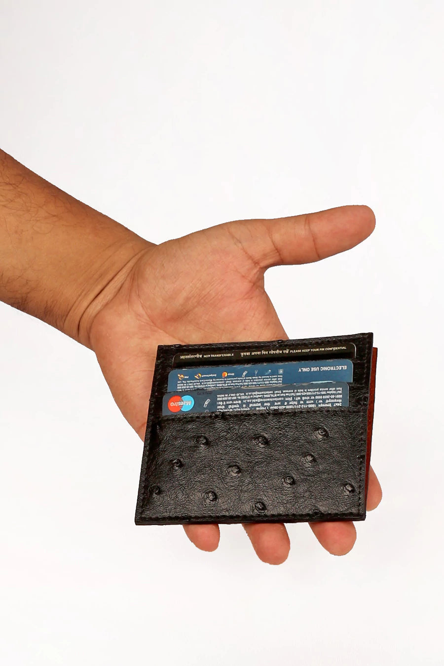 James Vegan Leather Card Holder THE HOUSE OF GANGES