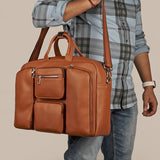 The Messenger Bag Vegan Leather