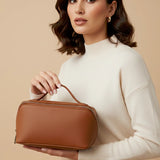 Emi Vegan Leather Toiletry Pouch