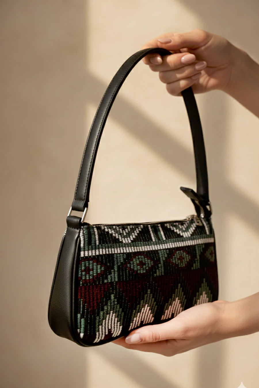 Emily Handloom Shoulder Bag THE HOUSE OF GANGES