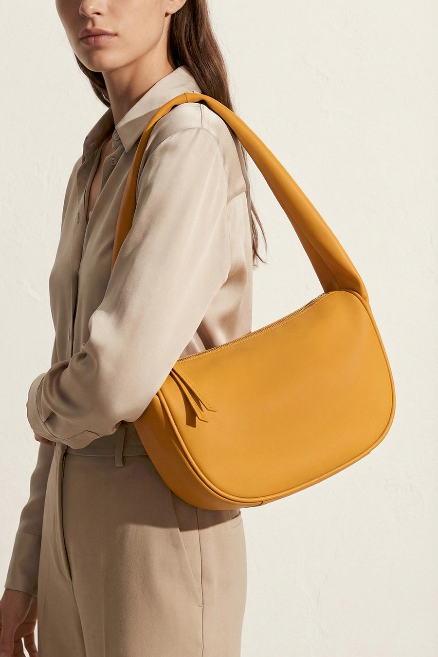 Cushy Vegan Leather Shoulder Bag THE HOUSE OF GANGES