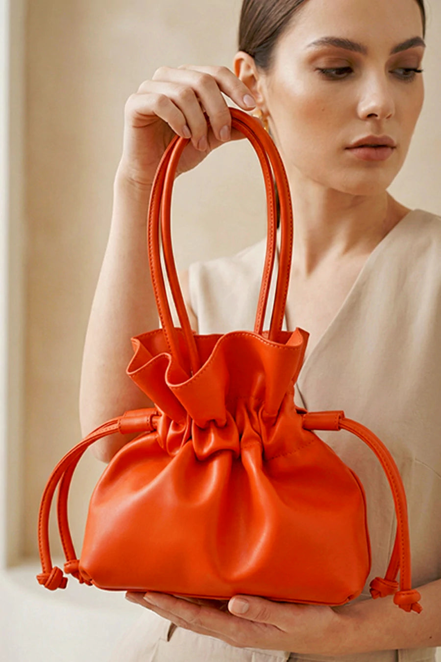 Cutey Vegan Leather Handbag THE HOUSE OF GANGES