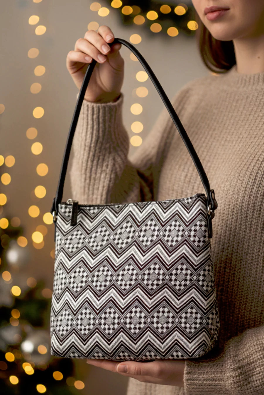 Stella Handloom Shoulder Bag