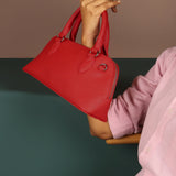 Everly Women Handbag Vegan Leather Ruby Model 1