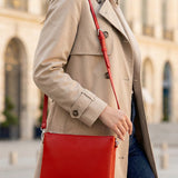 Dual Sling Vegan Leather Crossbody THE HOUSE OF GANGES