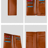 Nori Vegan Leather Women Wallet / Purse Coconut Detail