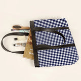 Women Office Tote Bag Handloom Checkered Lifestyle