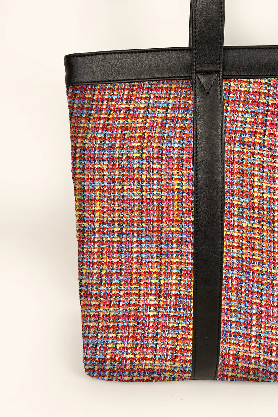 Women Office Tote Bag Handloom Ditsy Close