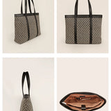 Women Office Tote Bag Handloom Plaster Details
