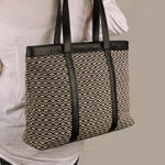 Women Office Tote Bag Handloom Plaster Model2