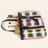Women Office Tote Bag Handloom Ruching Lifestyle