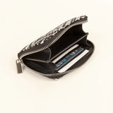 Alexandra Women Handloom Wallet Nero Open