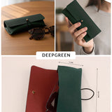 Newell Slim Vegan Leather Sunglass Case 🏆 #1 Bestseller | Protects sunglasses from scratches & damage — slim daily essential