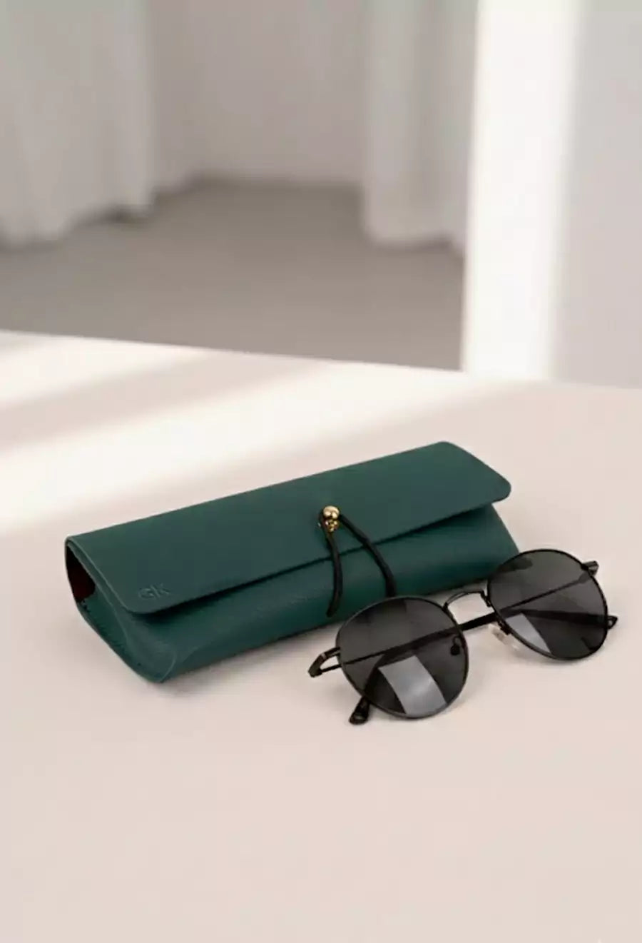 Newell Slim Vegan Leather Sunglass Case 🏆 #1 Bestseller | Protects sunglasses from scratches & damage — slim daily essential