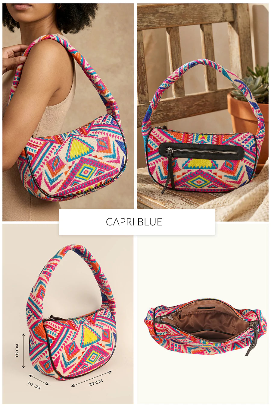 Cushy Handloom Shoulder Bag THE HOUSE OF GANGES