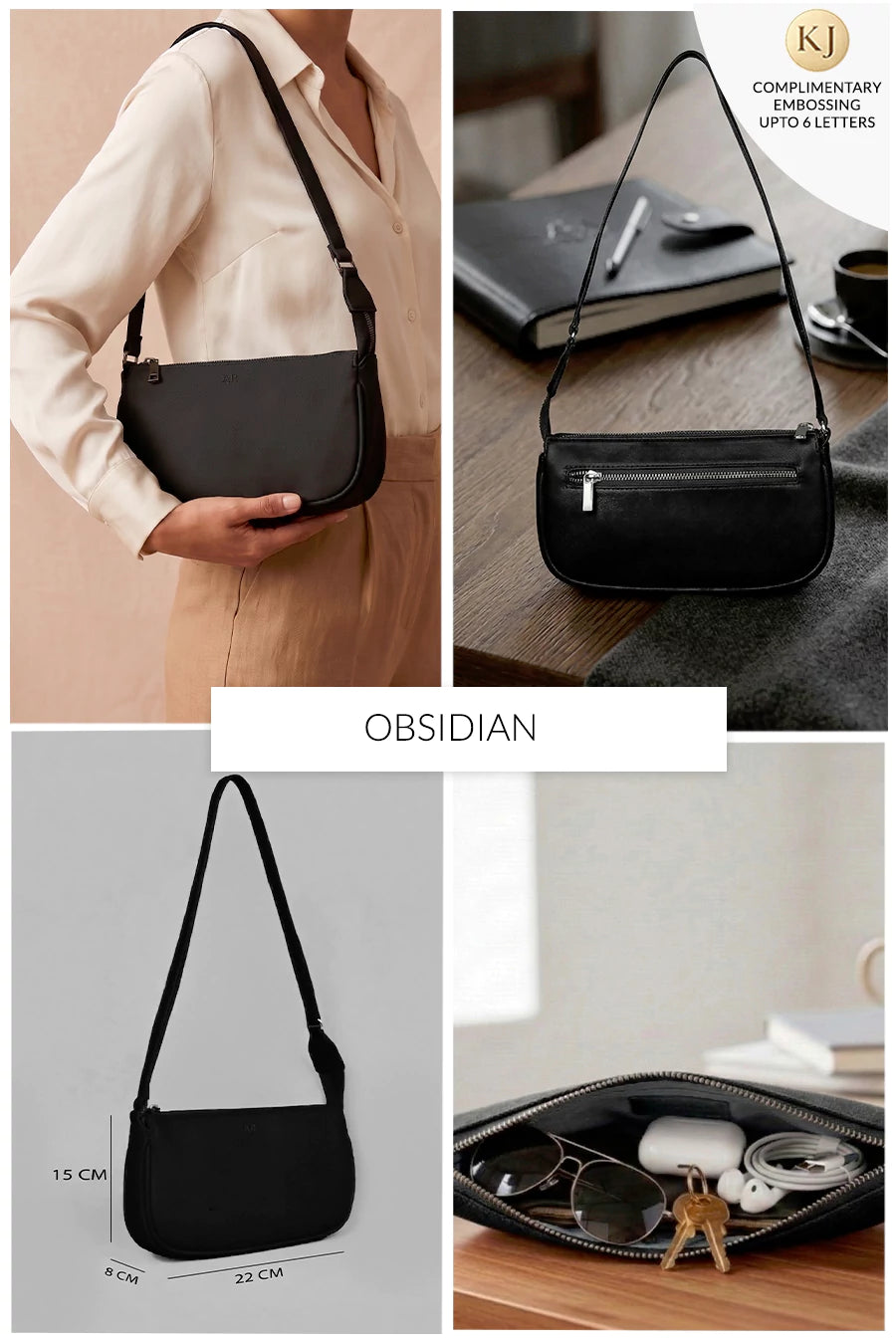 Daily Sling Vegan leather Shoulder Bag