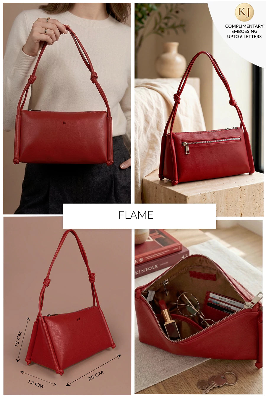 Claire Vegan Leather Shoulder Bag