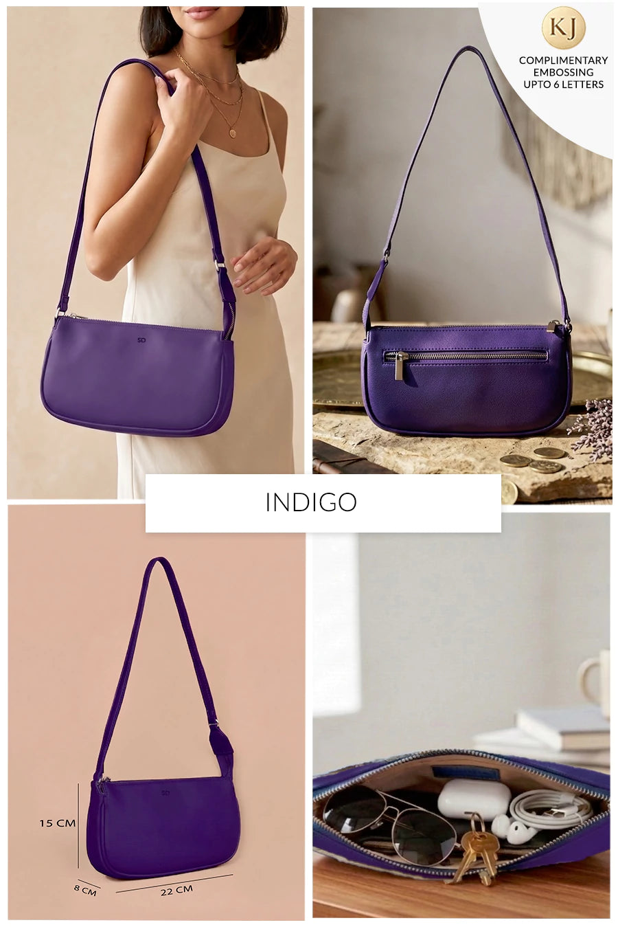 Daily Sling Vegan leather Shoulder Bag