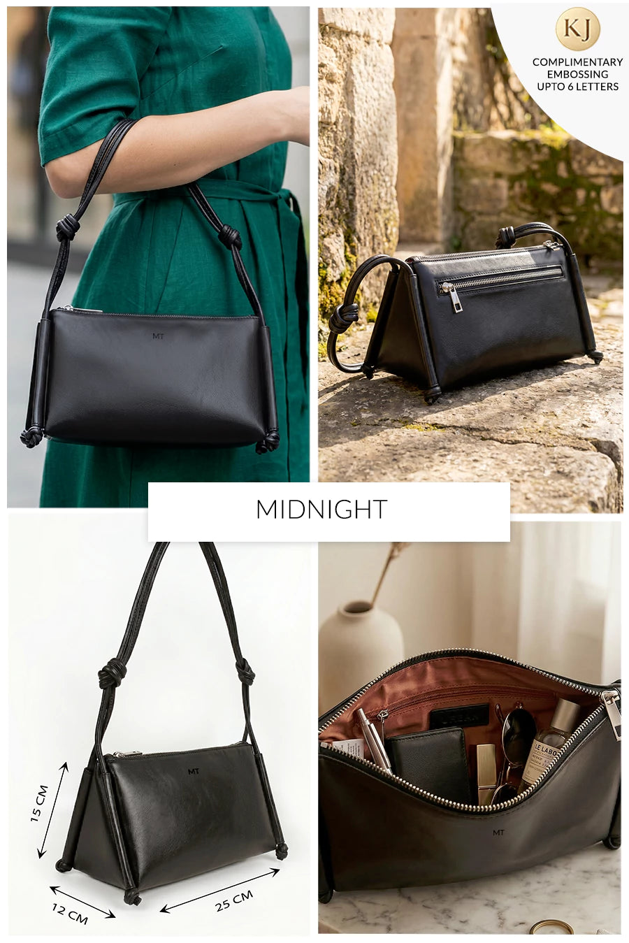 Claire Vegan Leather Shoulder Bag