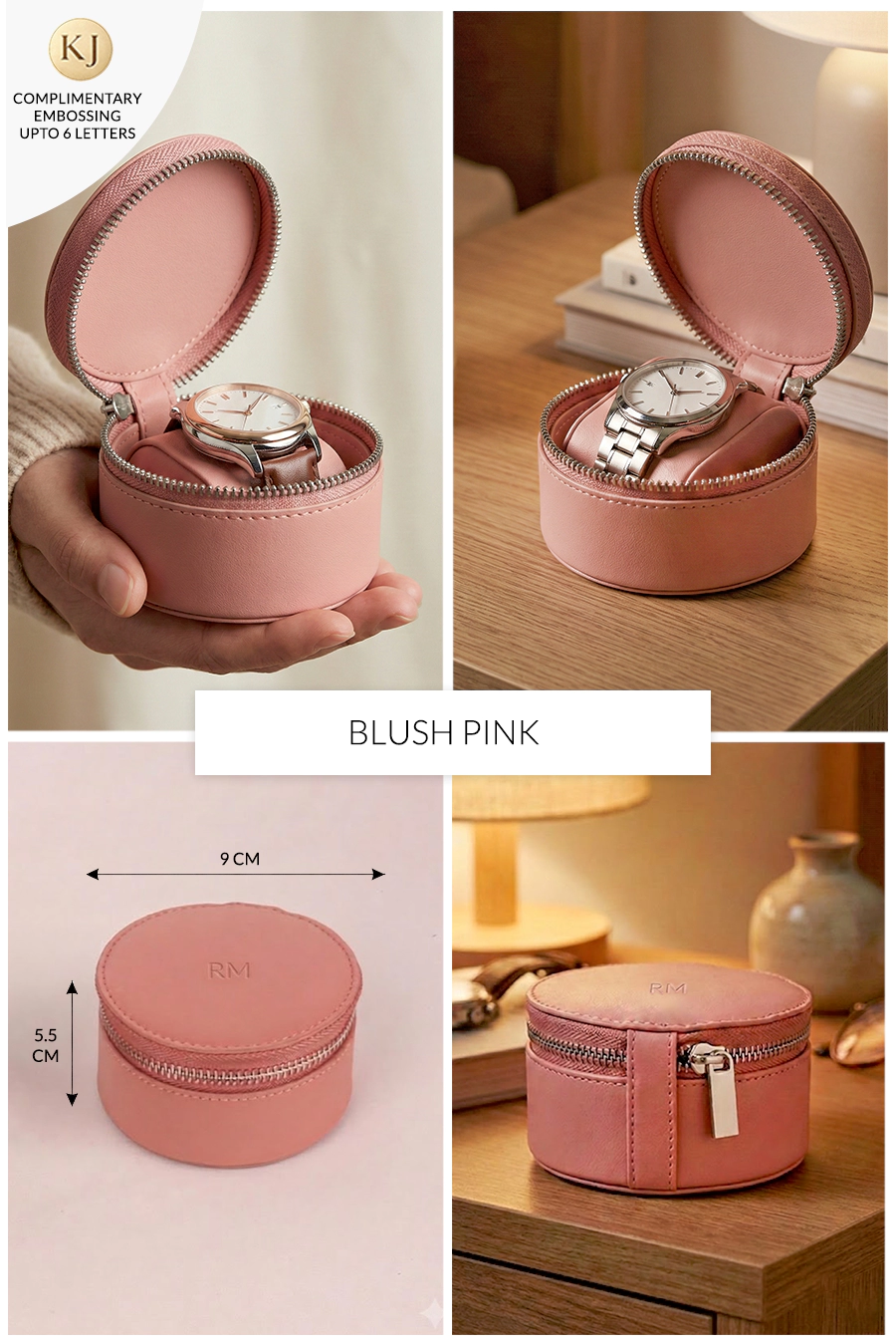 Rogate Medium Vegan Leather Watch Case 🏆 #1 Bestseller | Loved by 1000+ Customers