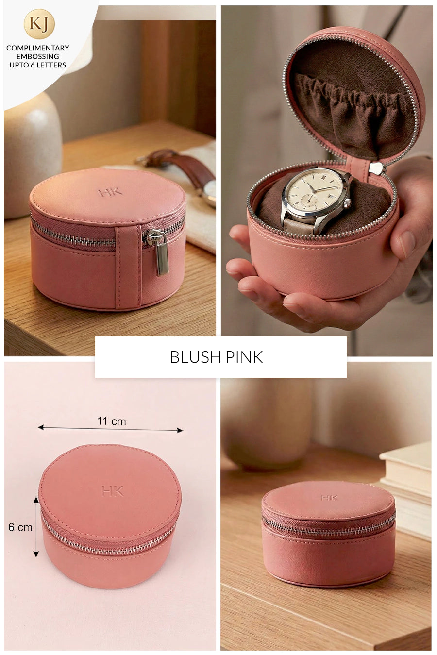 Rogate Large Vegan Leather Watch Case 🏆 #1 Bestseller | Loved by 1000+ Customers