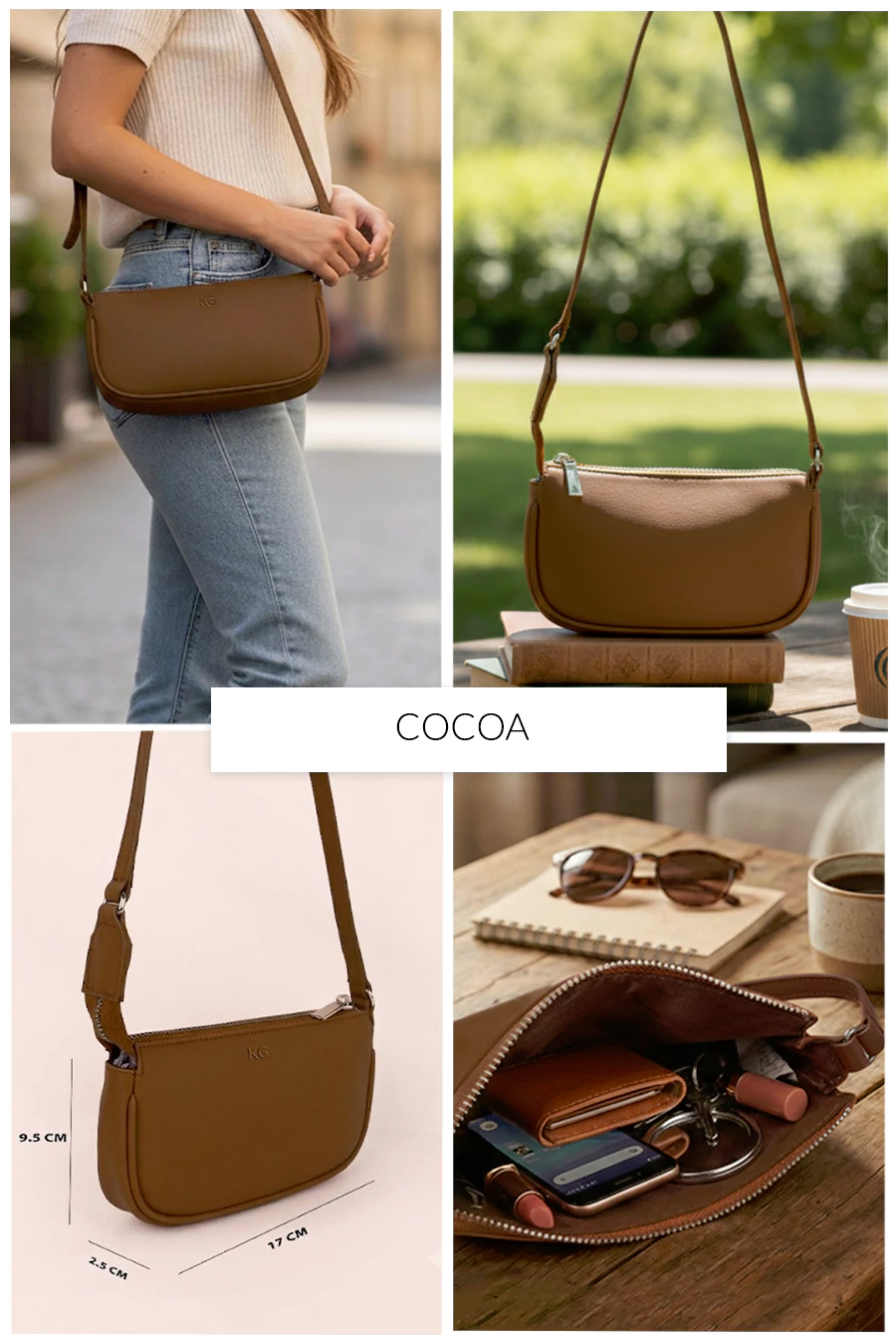 Baby Sling Vegan Leather Shoulder Bag