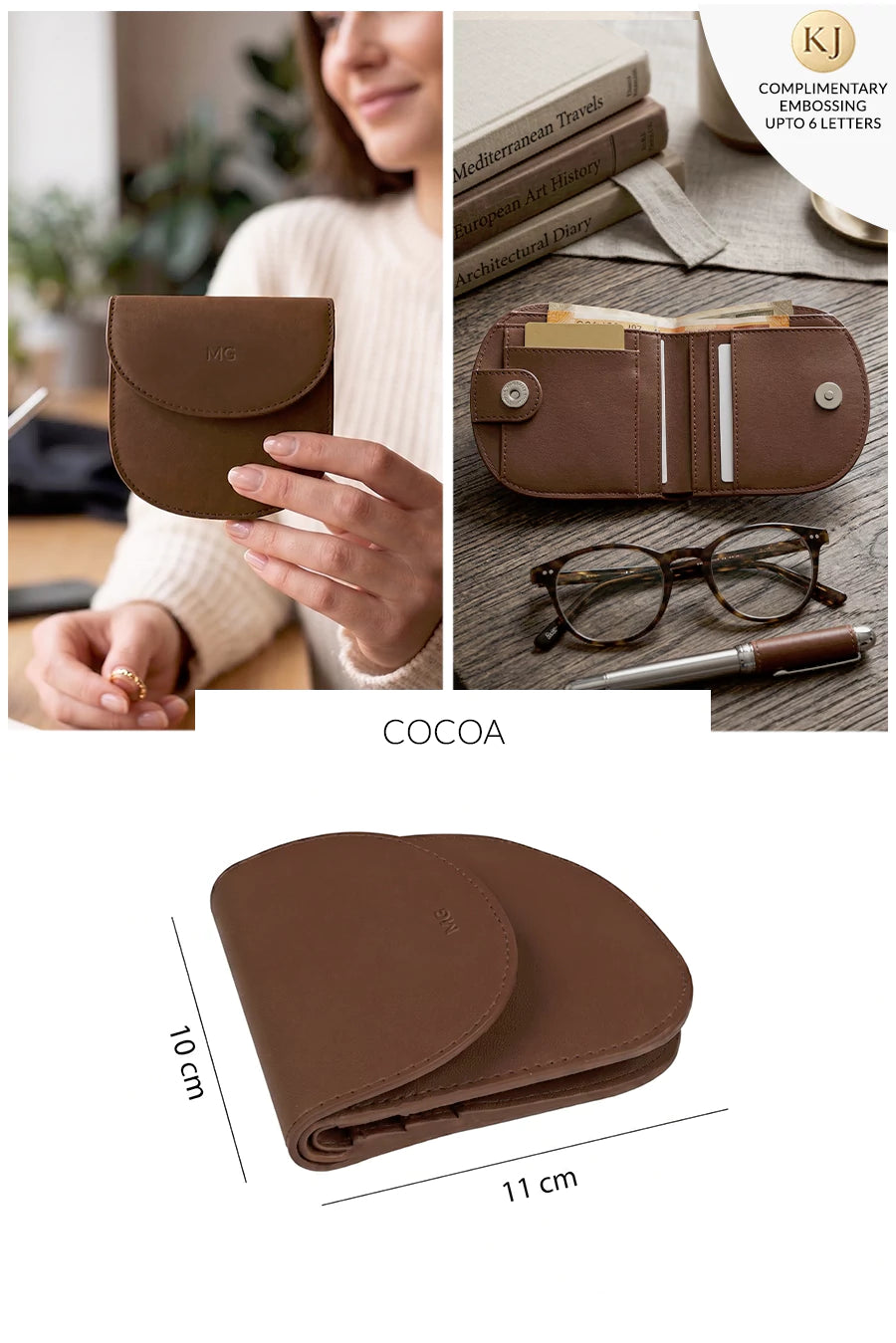 Wallet Organiser Vegan Leather