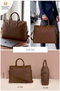Will 15 Inch Vegan Leather Laptop Bag for Men