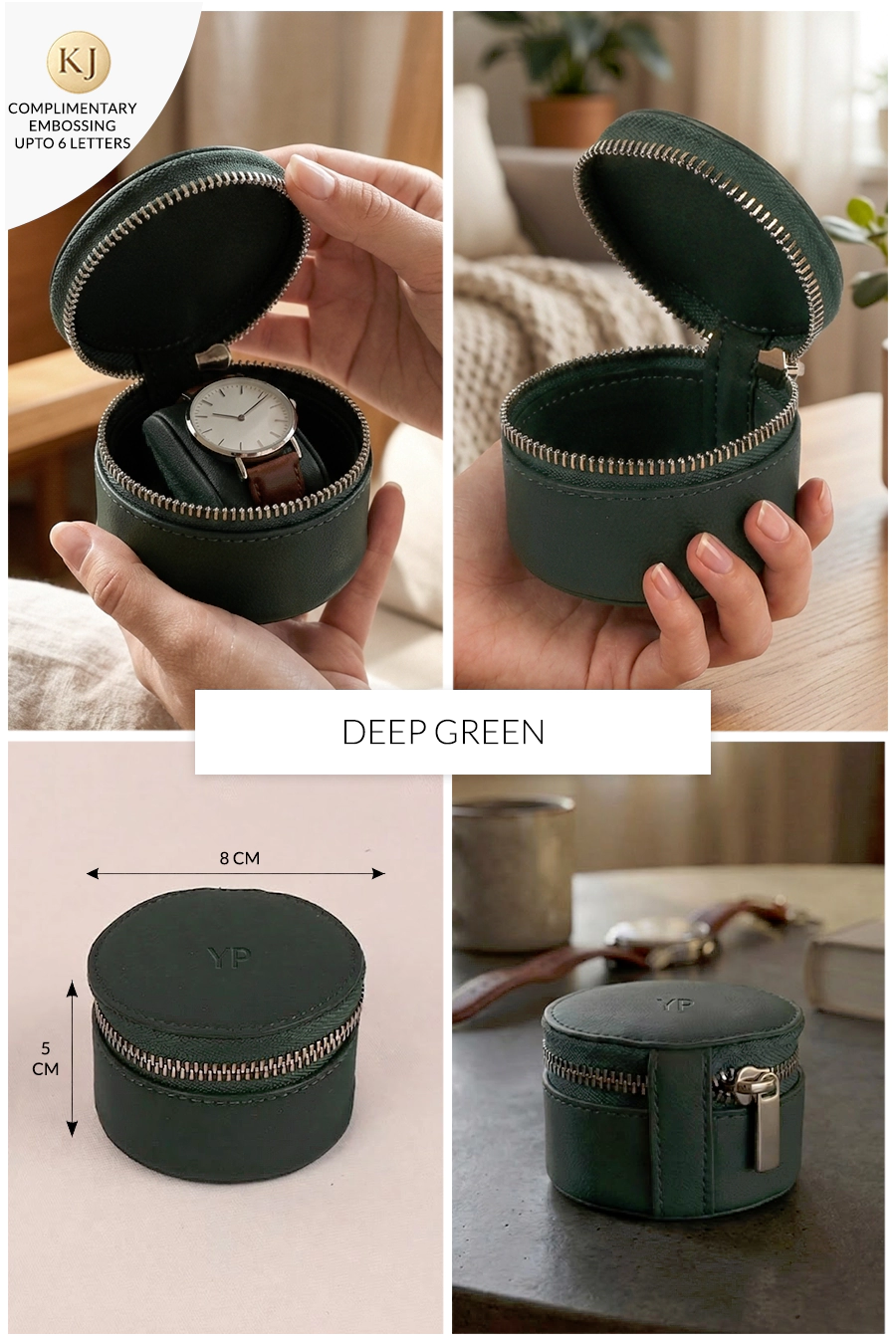 Rogate Small Vegan Leather Watch Case 🏆 #1 Bestseller | Loved by 1000+ Customers