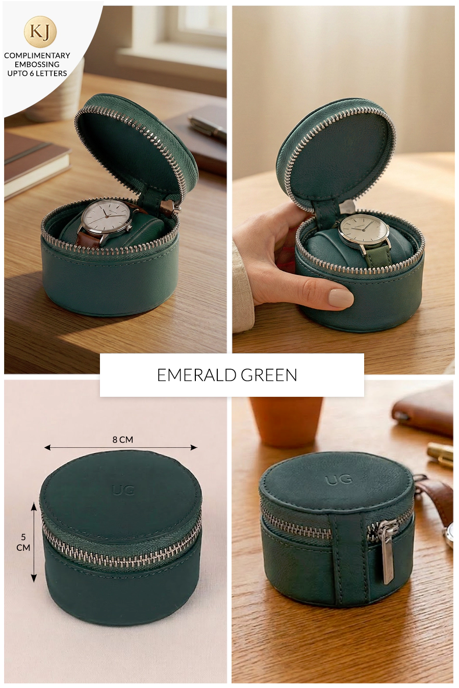 Rogate Small Vegan Leather Watch Case 🏆 #1 Bestseller | Loved by 1000+ Customers
