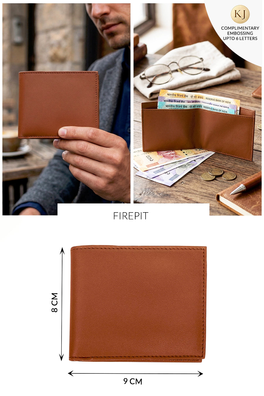 Slim Vegan Leather Men Wallet