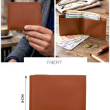 Slim Vegan Leather Men Wallet