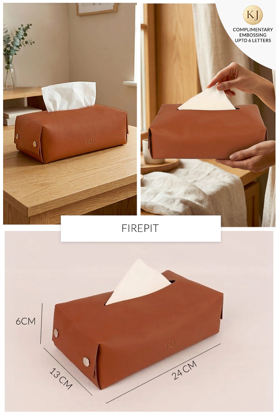 Turch Napkin Case Vegan Leather 🏆 #1 Bestseller | Loved by 1000+ Customers