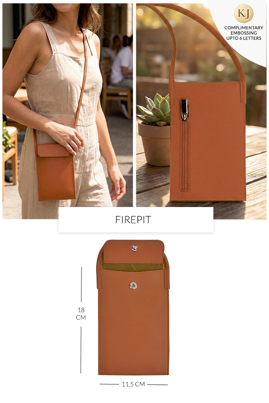 Walky Vegan Leather Mobile Sling Bag