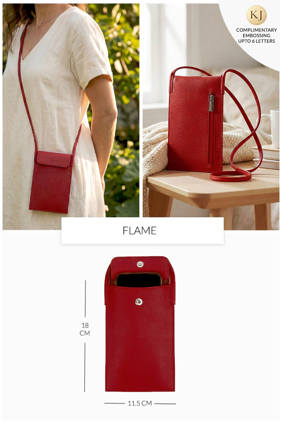 Walky Vegan Leather Mobile Sling Bag