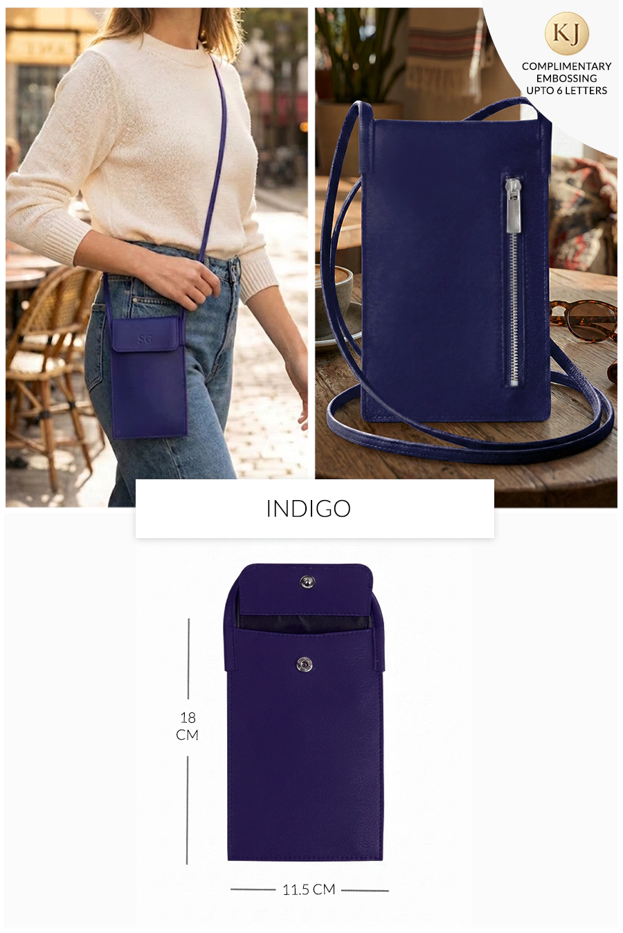 Walky Vegan Leather Mobile Sling Bag