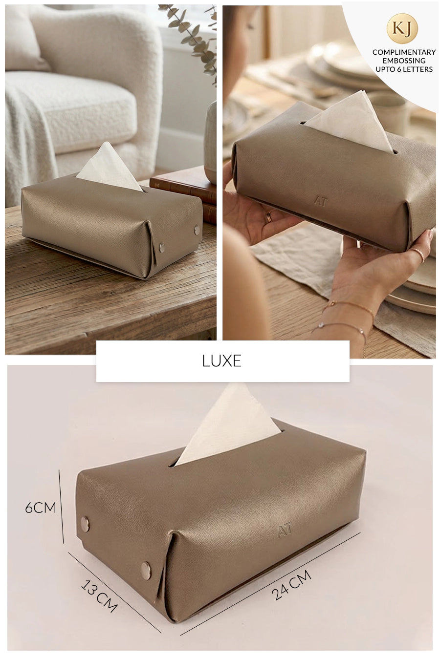 Turch Napkin Case Vegan Leather 🏆 #1 Bestseller | Loved by 1000+ Customers