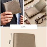Slim Vegan Leather Men Wallet