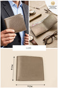 Slim Vegan Leather Men Wallet