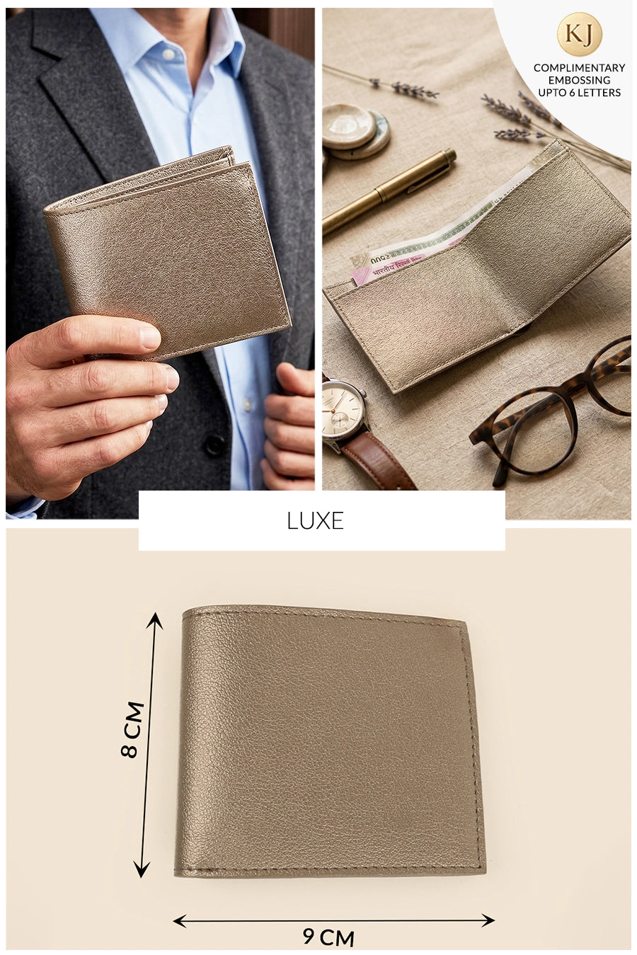 Slim Vegan Leather Men Wallet