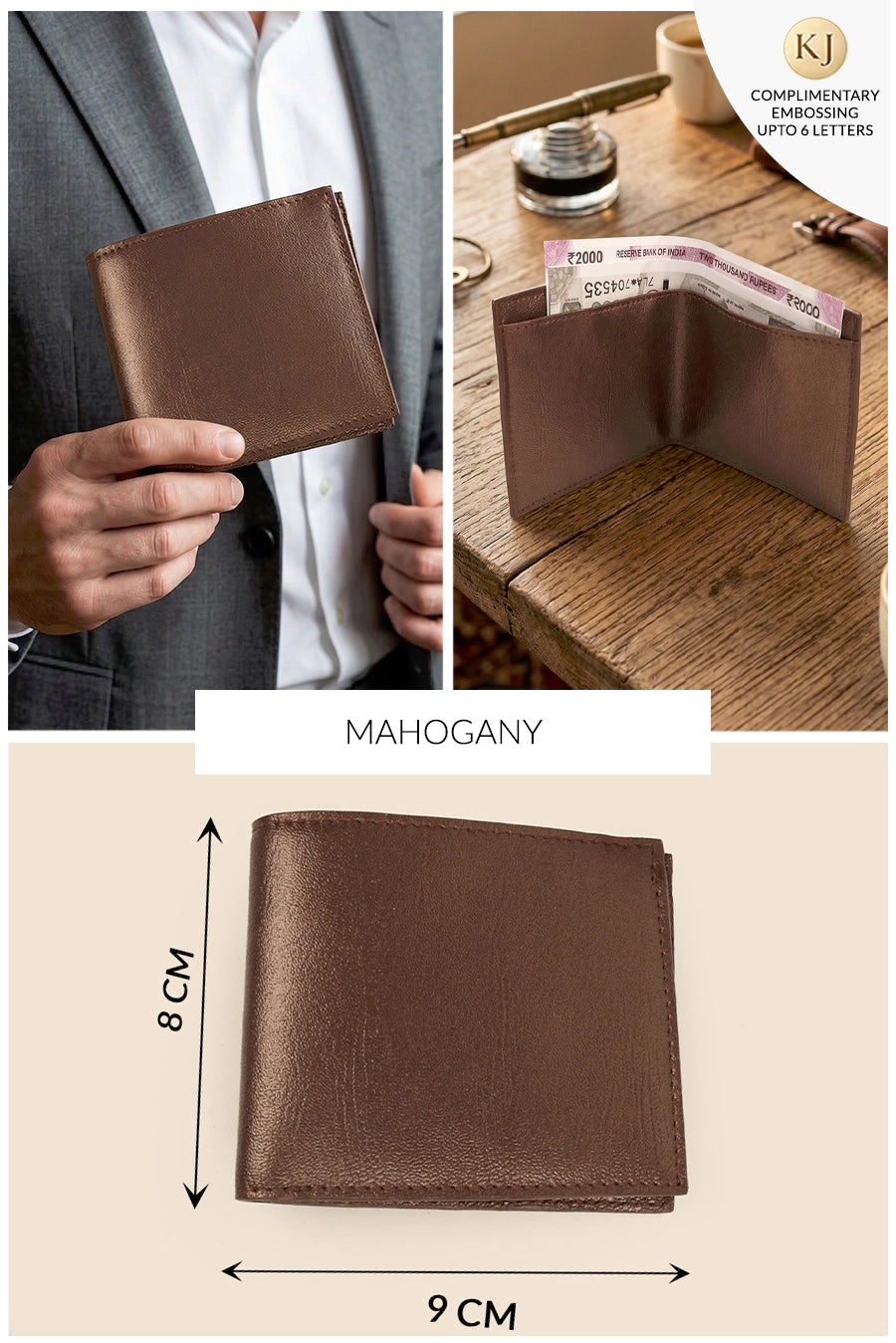 Slim Vegan Leather Men Wallet