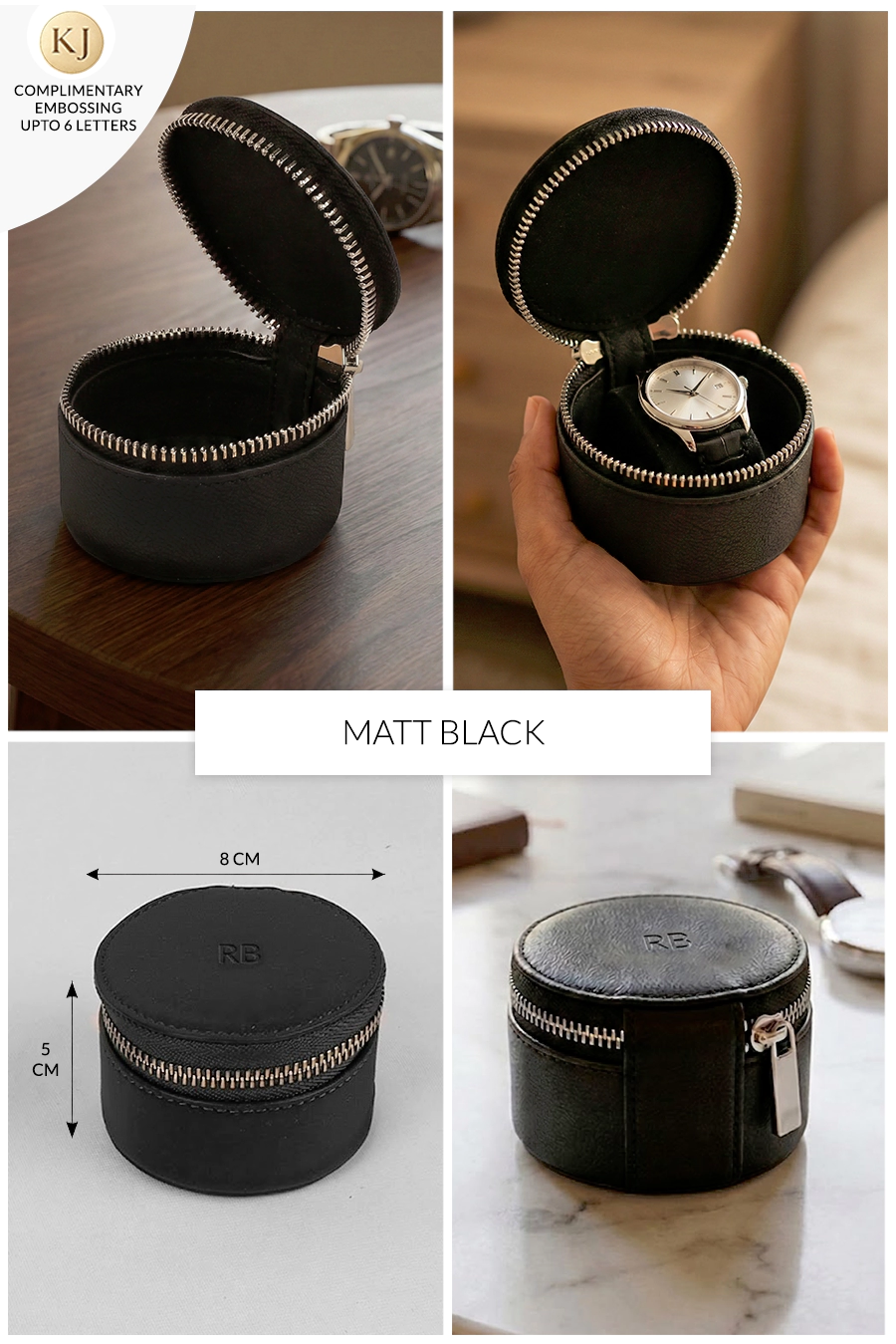 Rogate Small Vegan Leather Watch Case 🏆 #1 Bestseller | Loved by 1000+ Customers