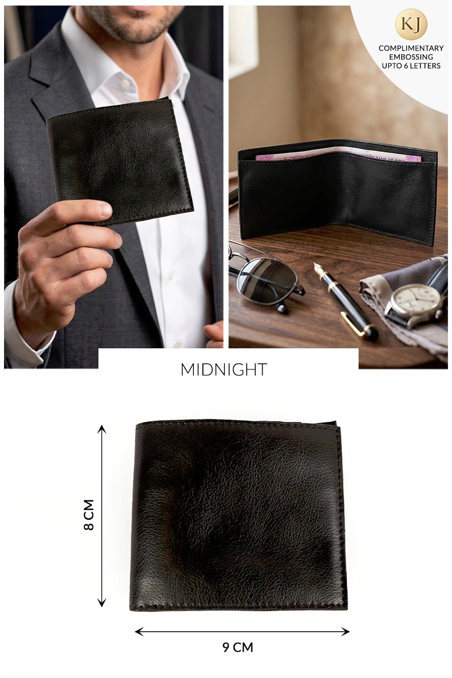 Slim Vegan Leather Men Wallet