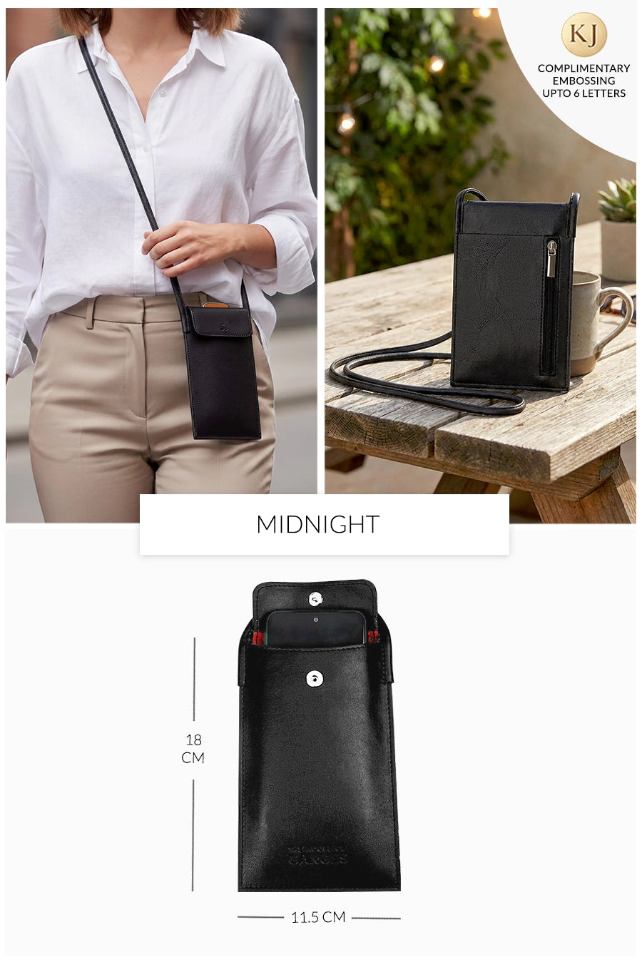 Walky Vegan Leather Mobile Sling Bag