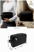 The Vegan Leather Travel Toiletry Pouch