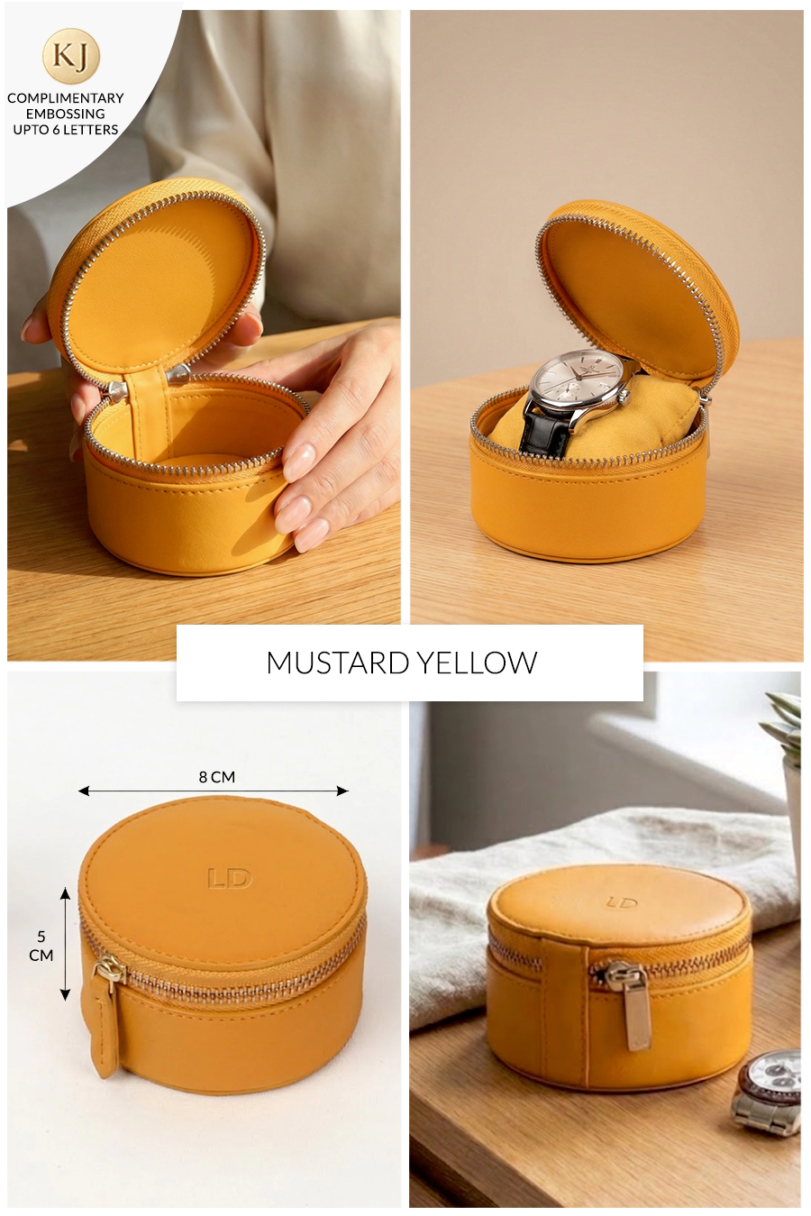 Rogate Small Vegan Leather Watch Case 🏆 #1 Bestseller | Loved by 1000+ Customers