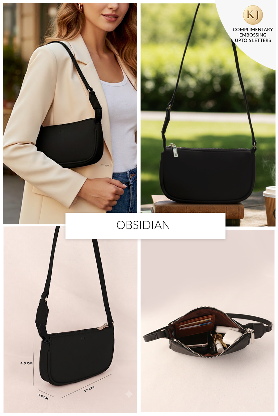 Baby Sling Vegan Leather Shoulder Bag