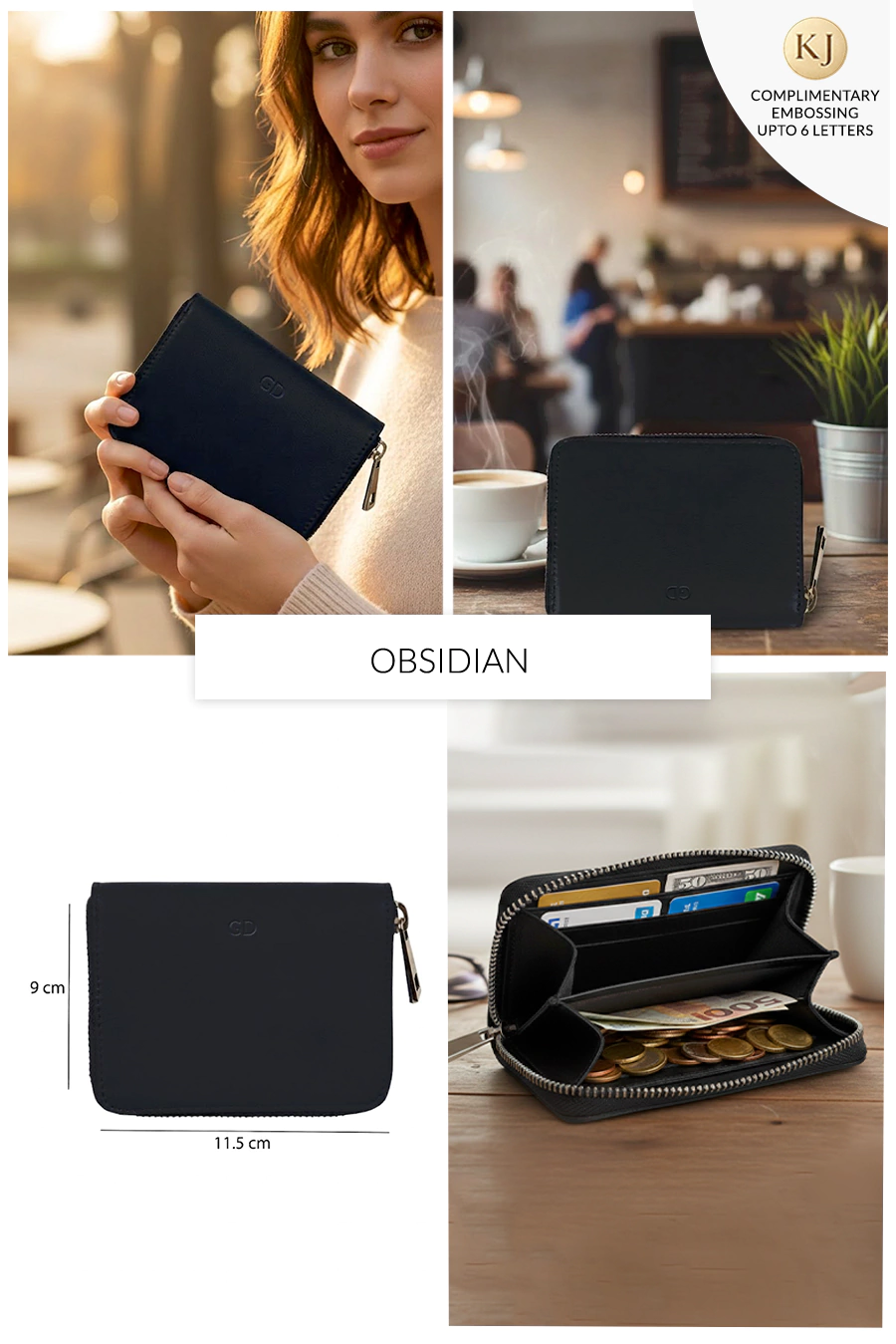 Alexandra Vegan Leather Wallet