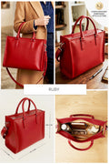 Charlotte Vegan Leather  Box Tote Bag