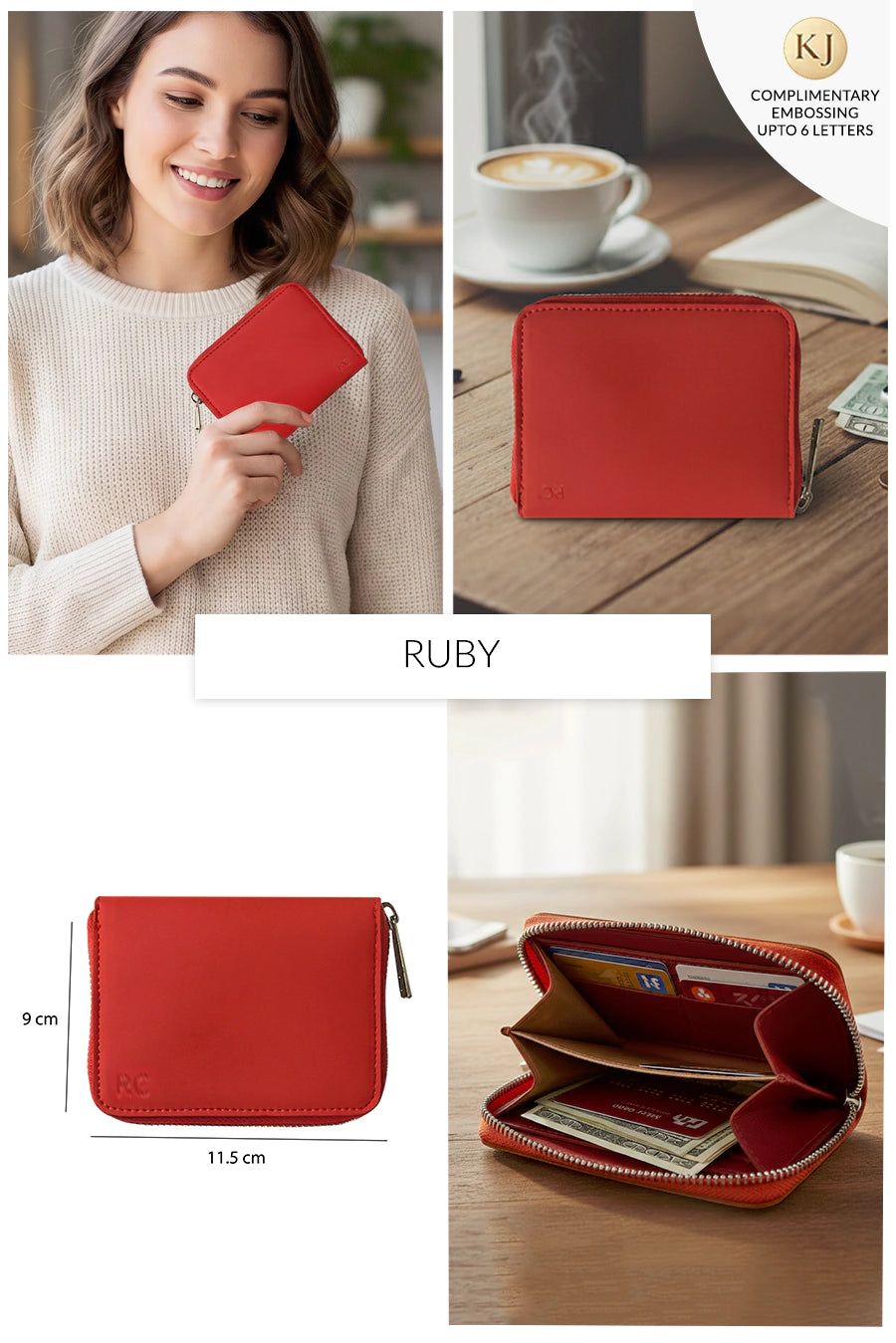 Alexandra Vegan Leather Wallet